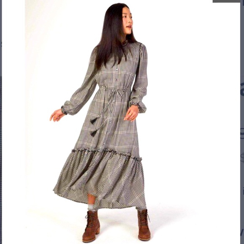 CLASSIC Faherty gingham dress - holidays and beyond! S 💝
